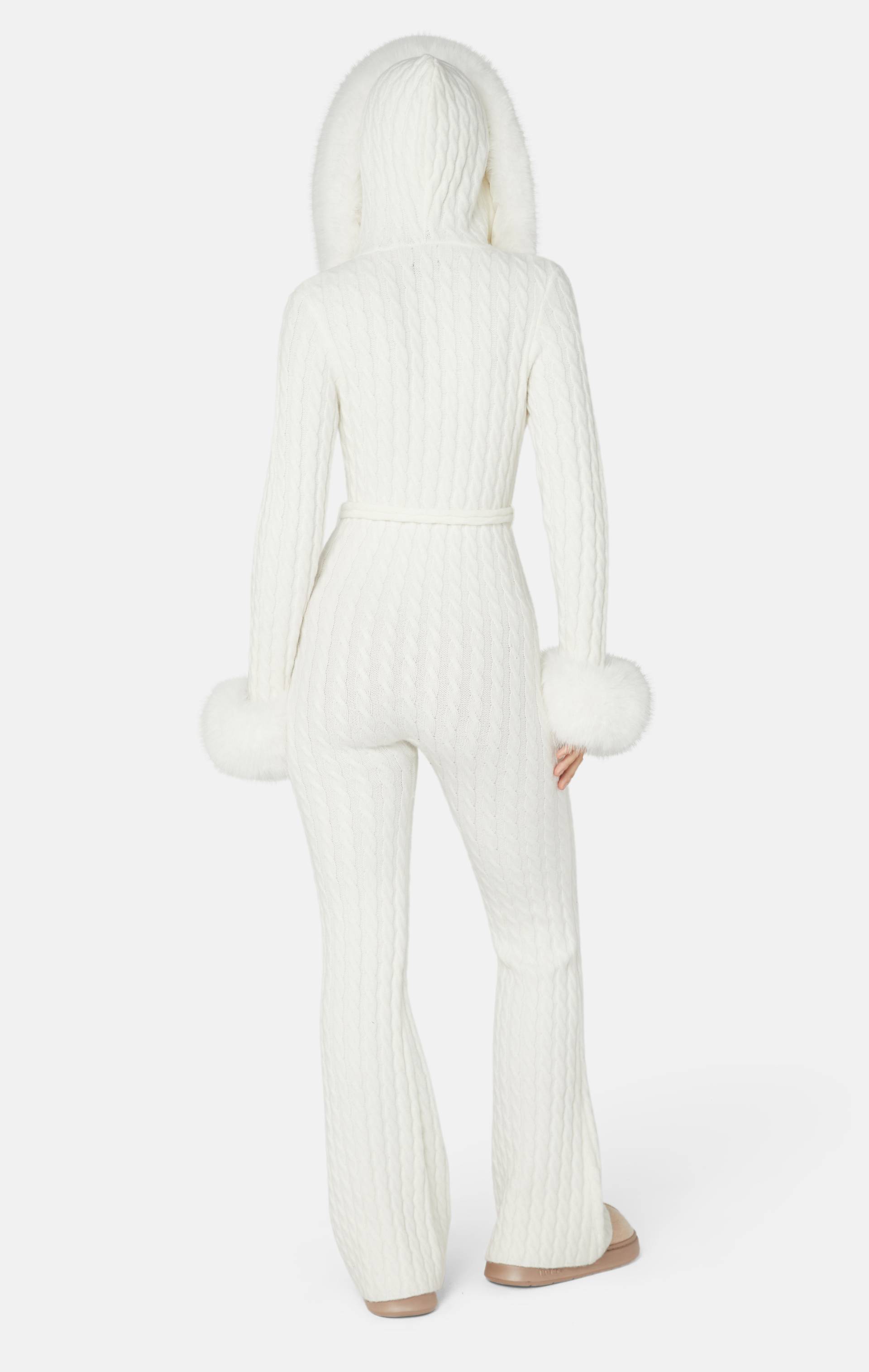Onepiece Chalet fitted Jumpsuit White - 3