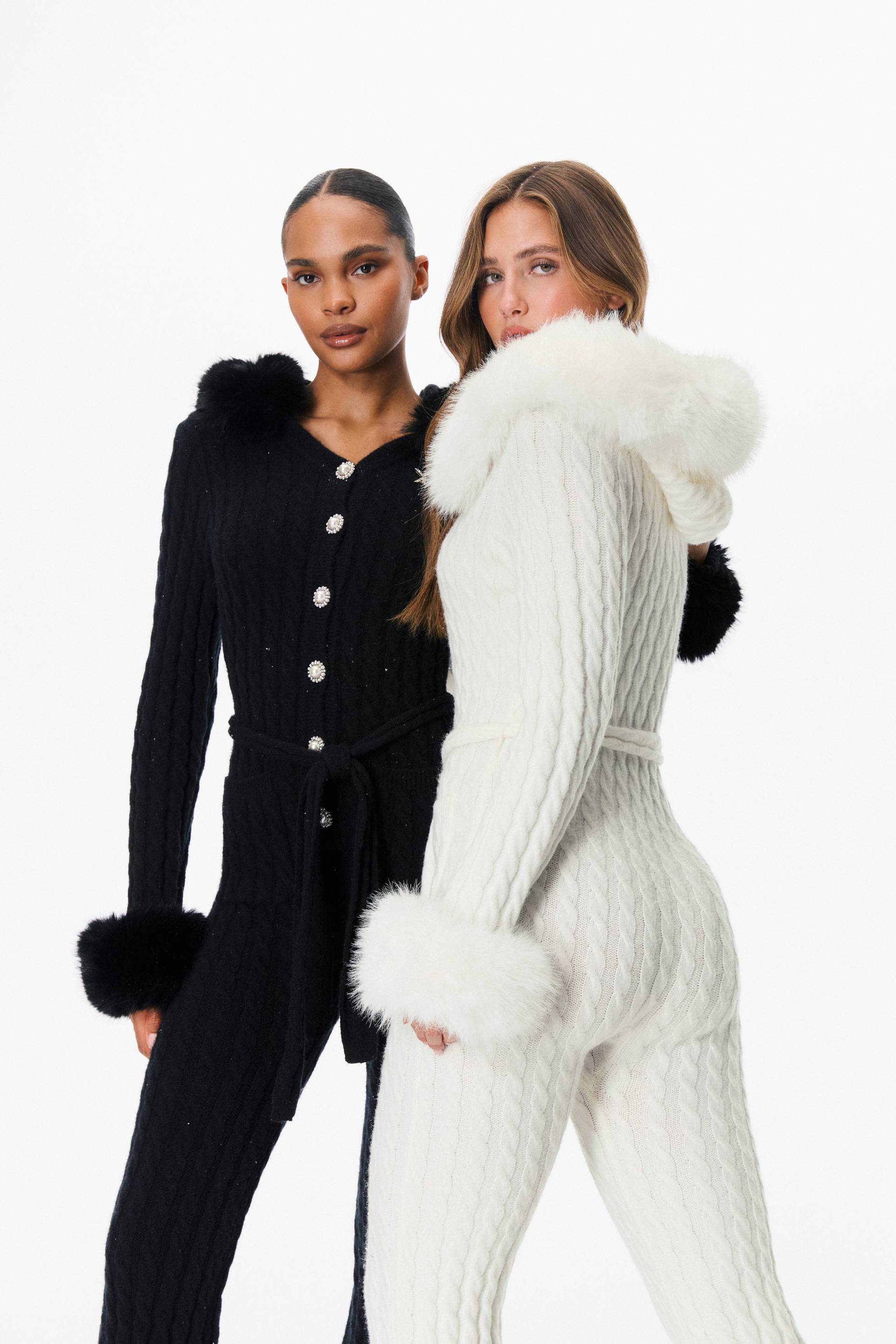 Onepiece Chalet fitted Jumpsuit White - 11