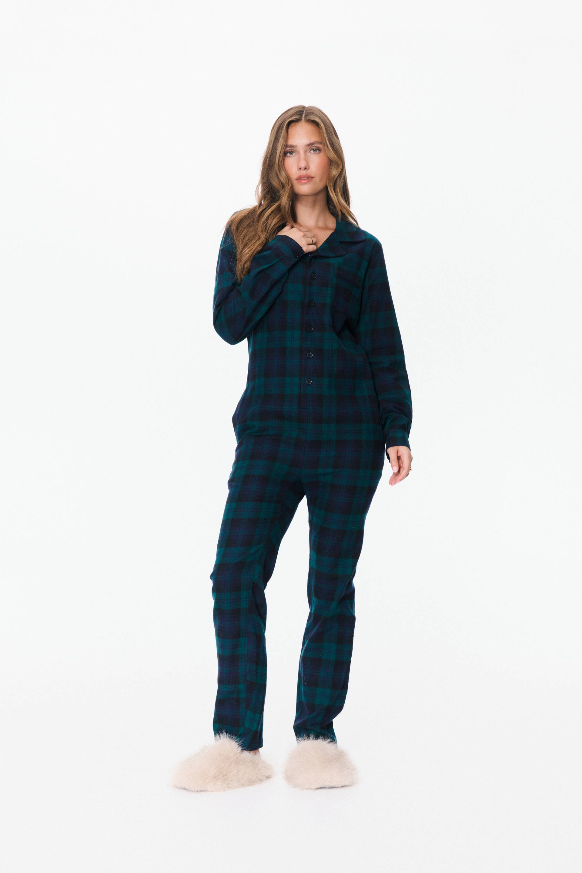Onepiece The Checked Pyjamas Green - 9