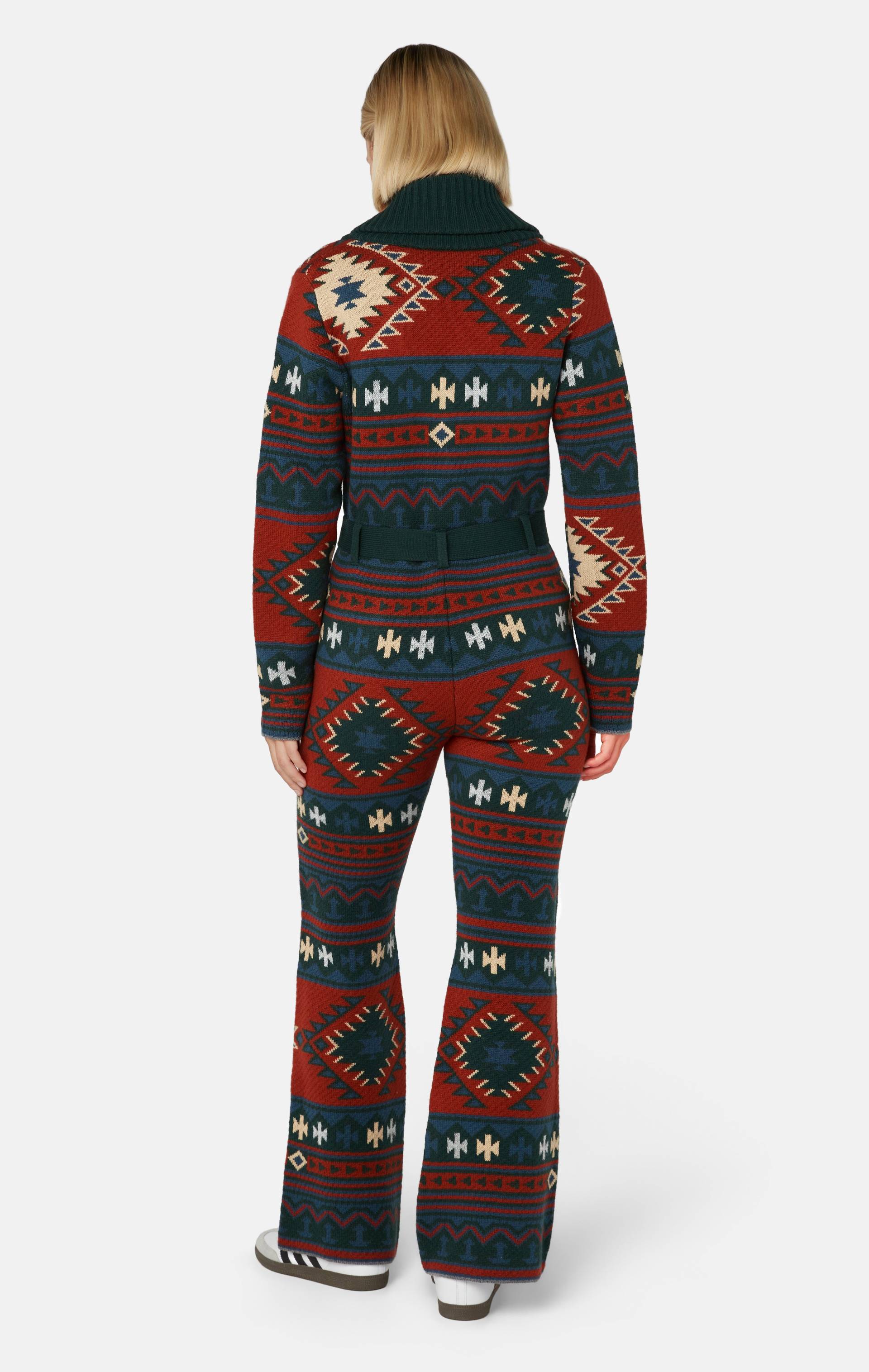 Onepiece Nature Knit Fitted Jumpsuit Multi - 3