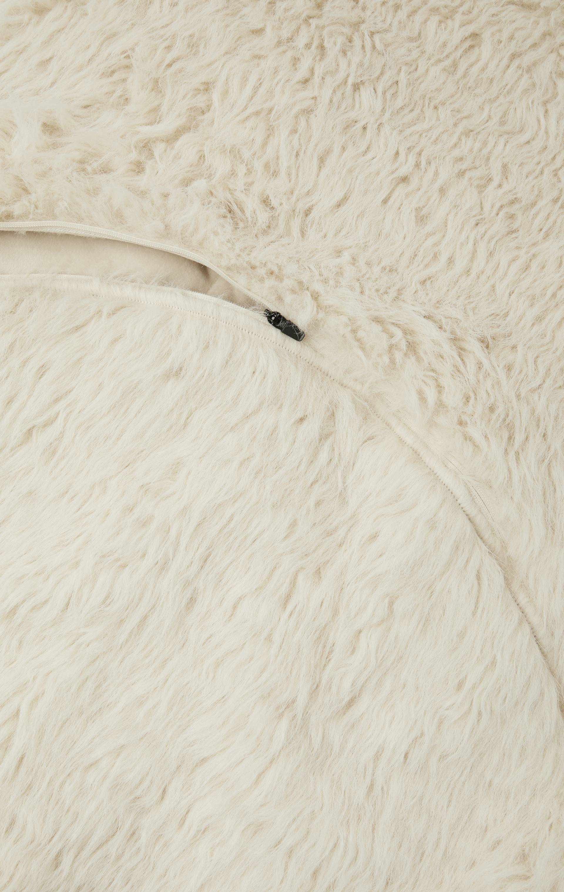 Onepiece Vanilla Fur Jumpsuit Off White - 10