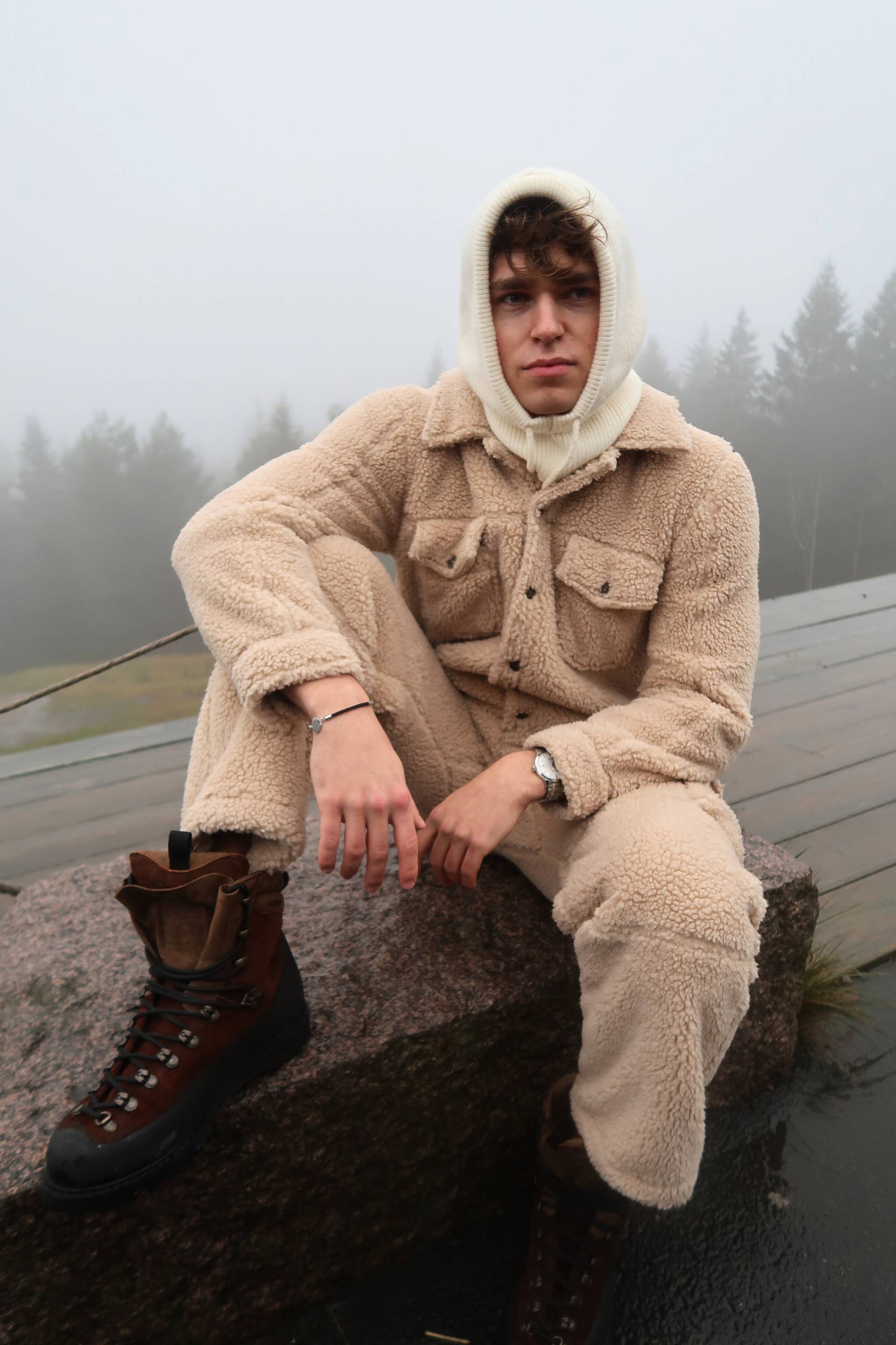 Onepiece Bear With Me Jumpsuit Light Beige - 13