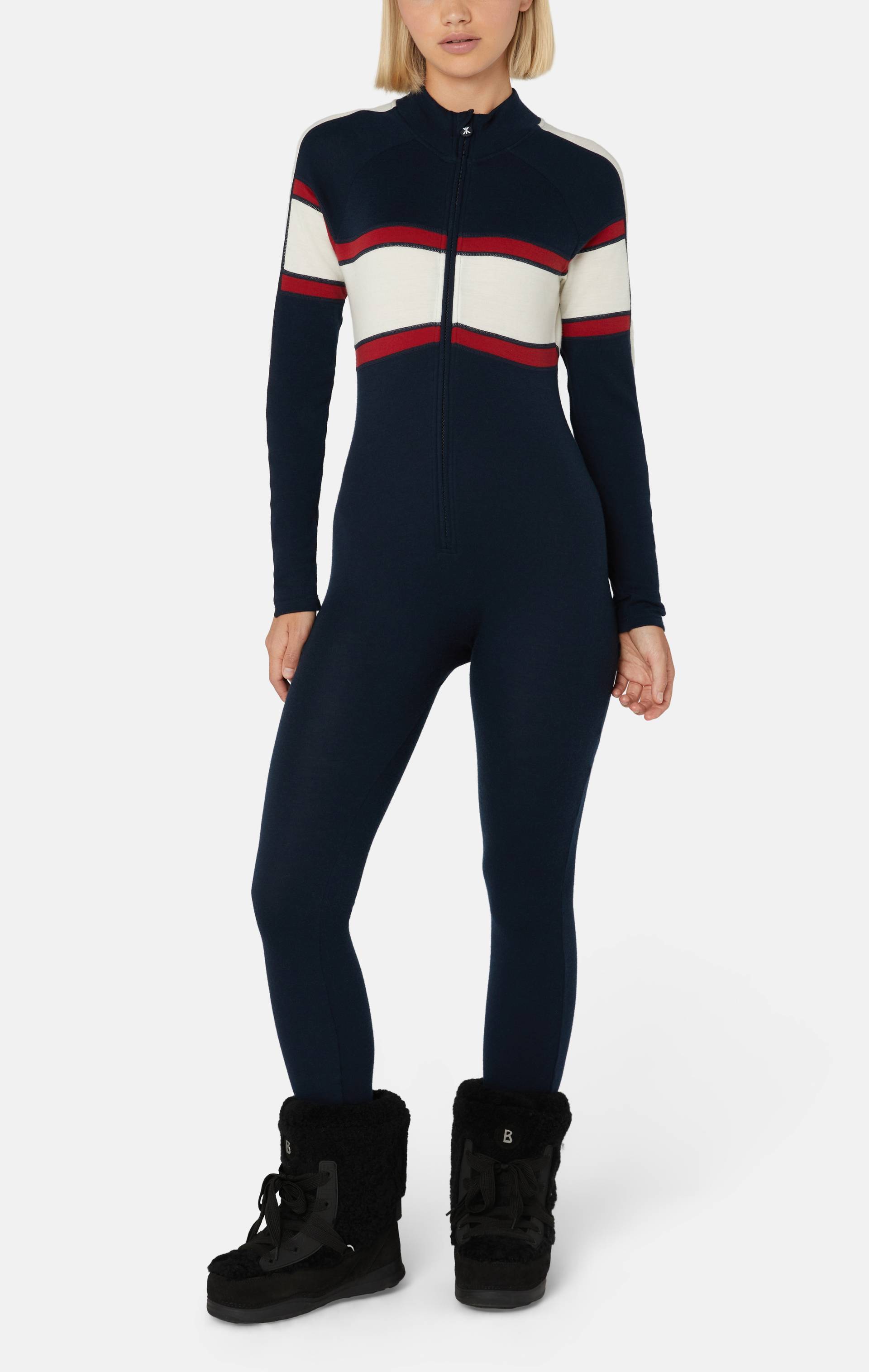Onepiece Merino Tech Fitted Baselayer Navy - 2