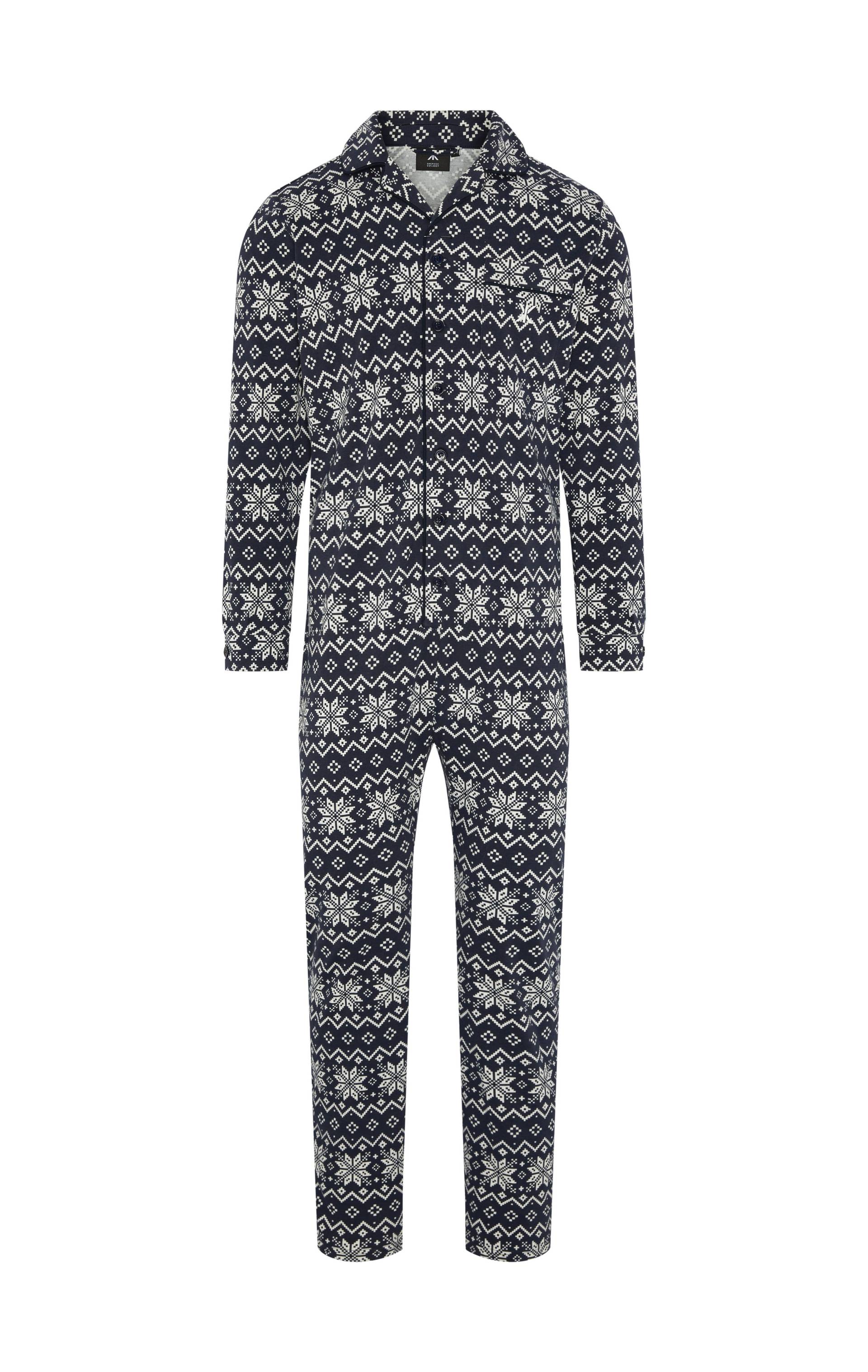 Onepiece The Holiday Pyjamas Navy - 1