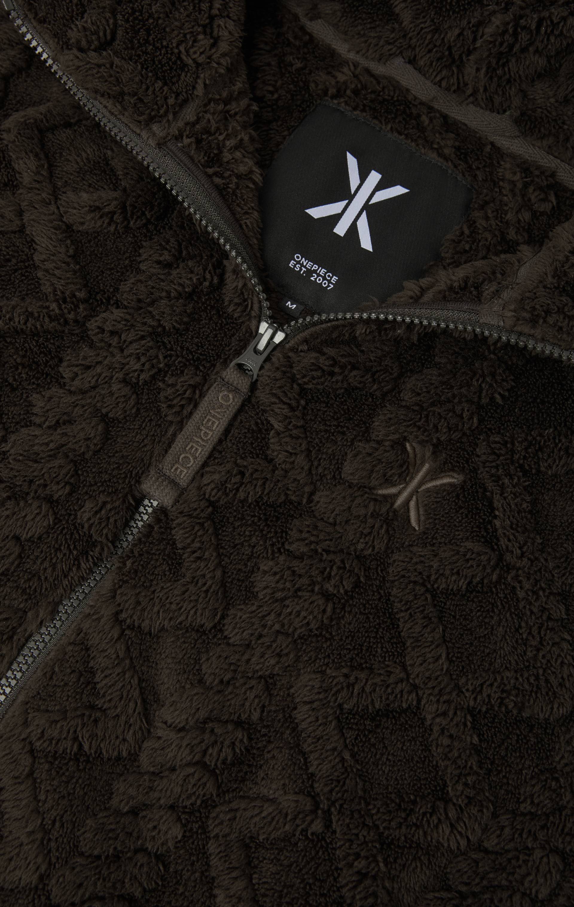 Onepiece Puppy Cable Jumpsuit Dark Brown - 6