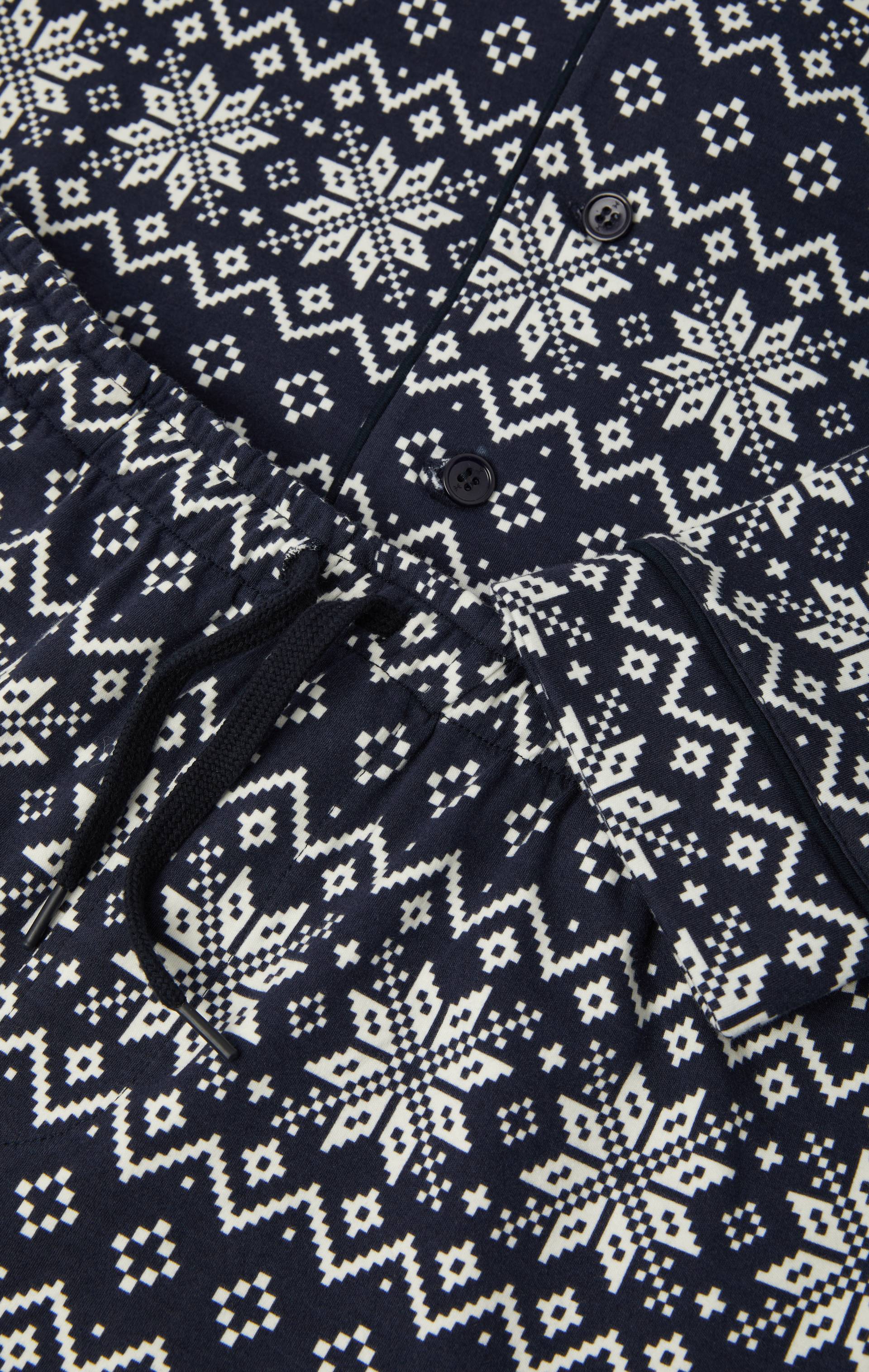 Onepiece The Holiday Pyjamas Set Navy - 8