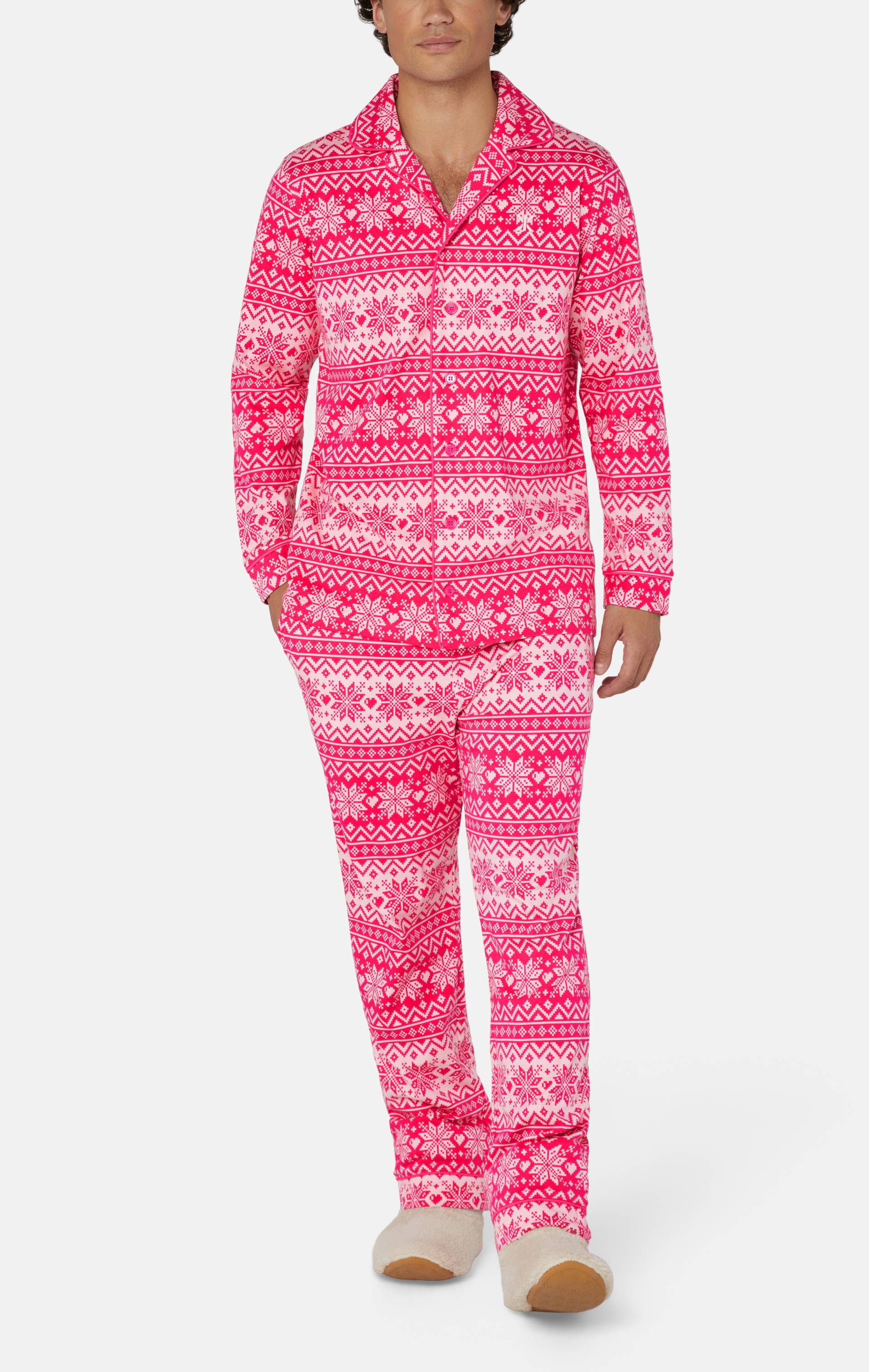 Onepiece The Holiday Pyjamas Set Pink - 4
