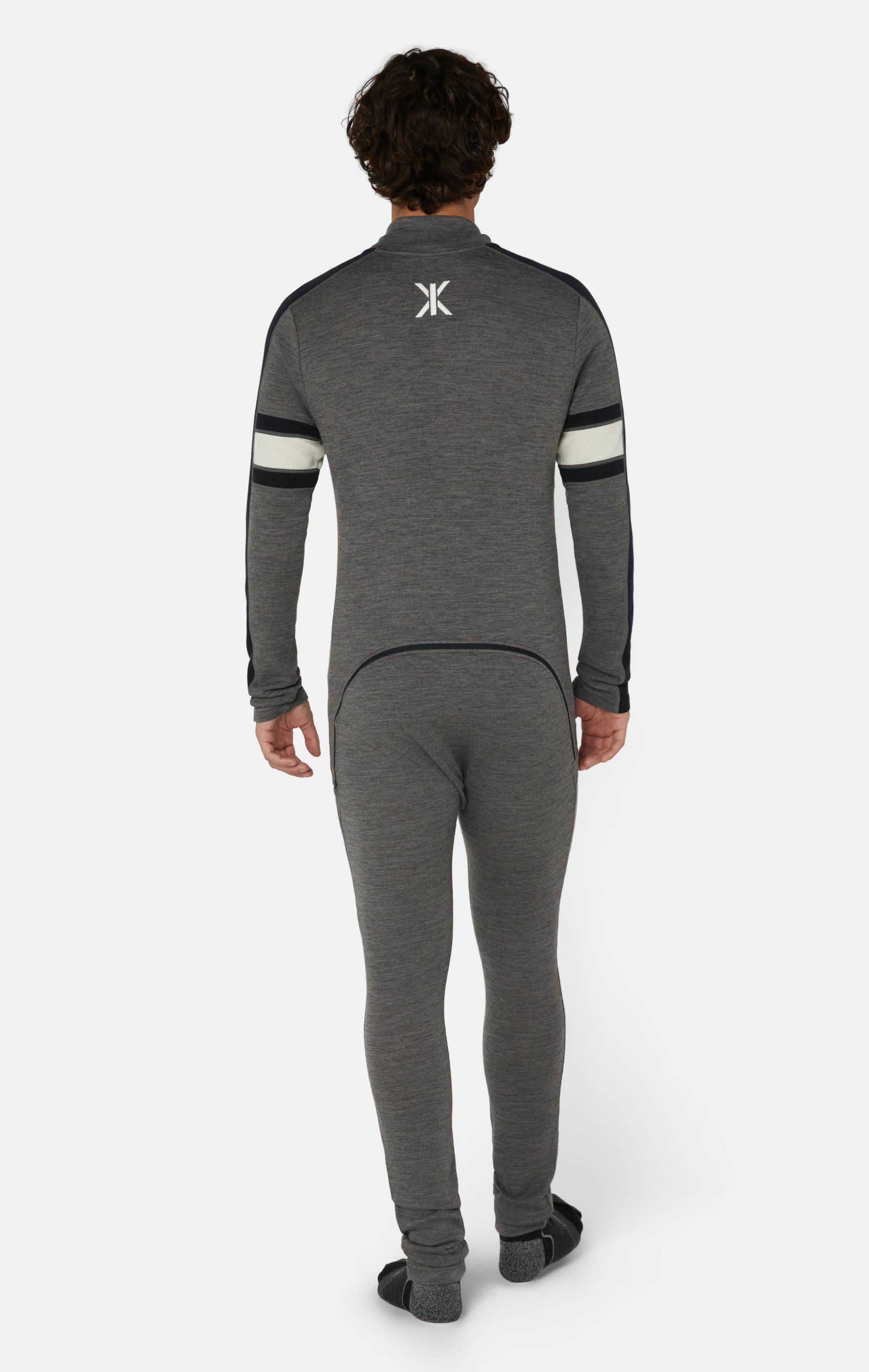 Onepiece Merino Tech Male Baselayer Grey Melange - 3