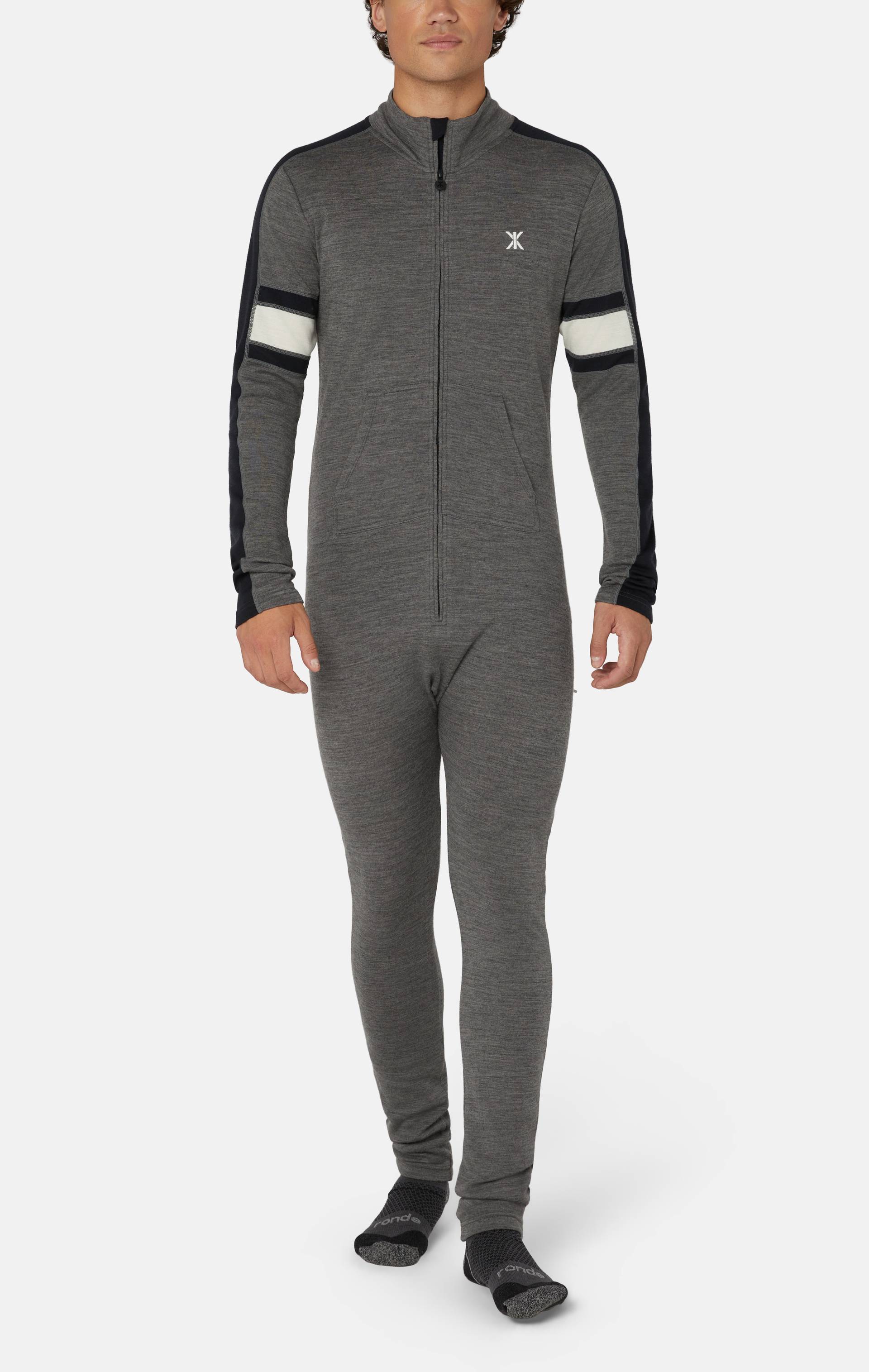 Onepiece Merino Tech Male Baselayer Grey Melange - 2