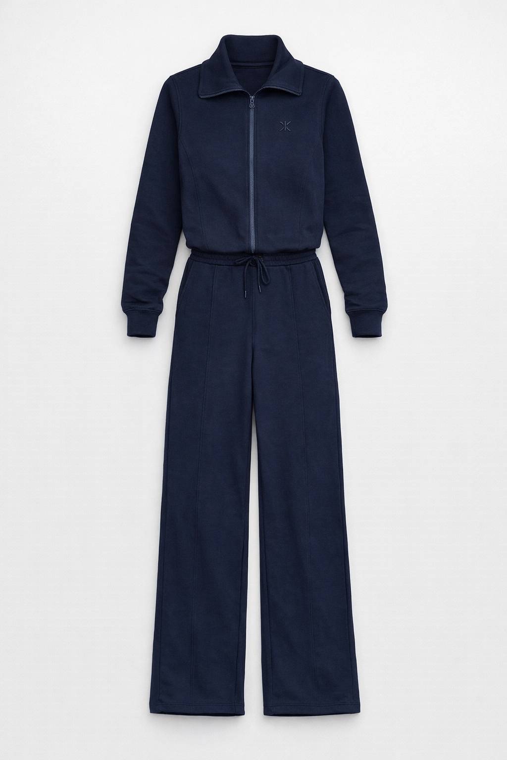 Onepiece Sporty Basic Female Jumpsuit Navy - 1