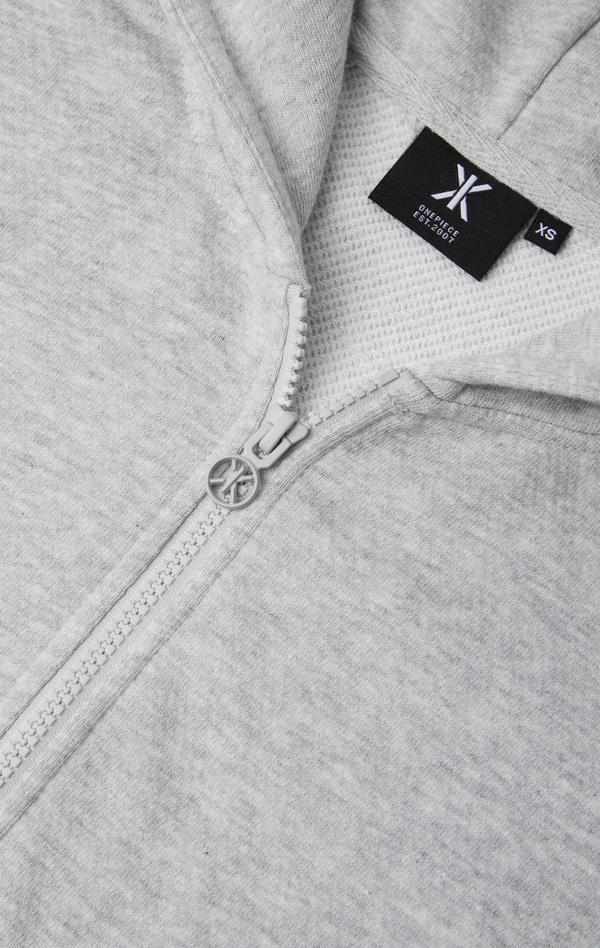 Onepiece Sporty Basic Short Female Jumpsuit Grey Melange - 3