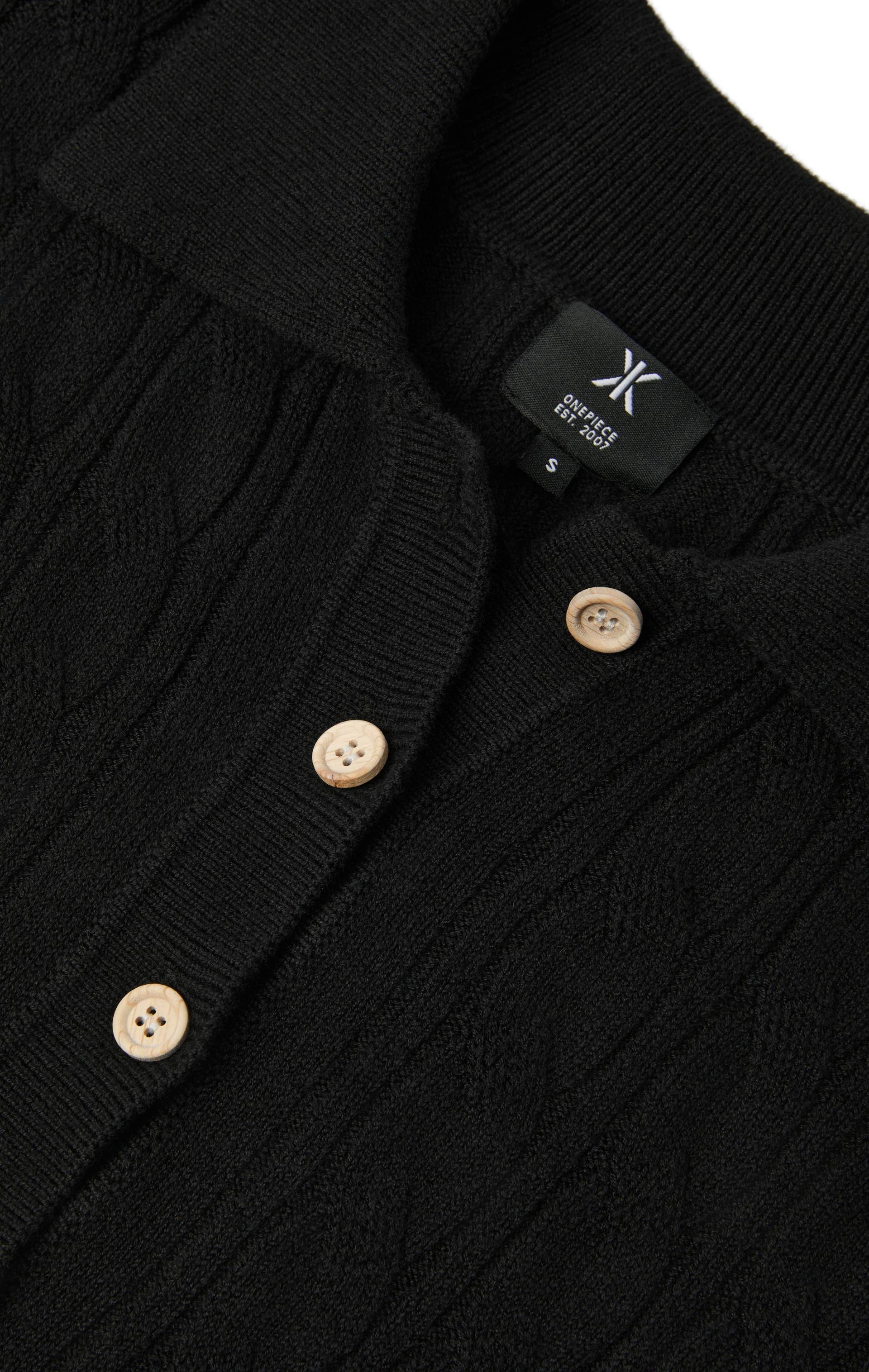 Onepiece Summer Cable Flared Jumpsuit Black - 2